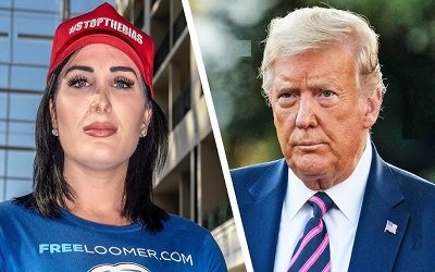 Donald Trump and Laura Loomer