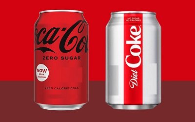 coke zero vs diet coke via coca cola