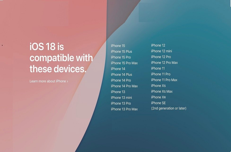 ios 18 compatibility